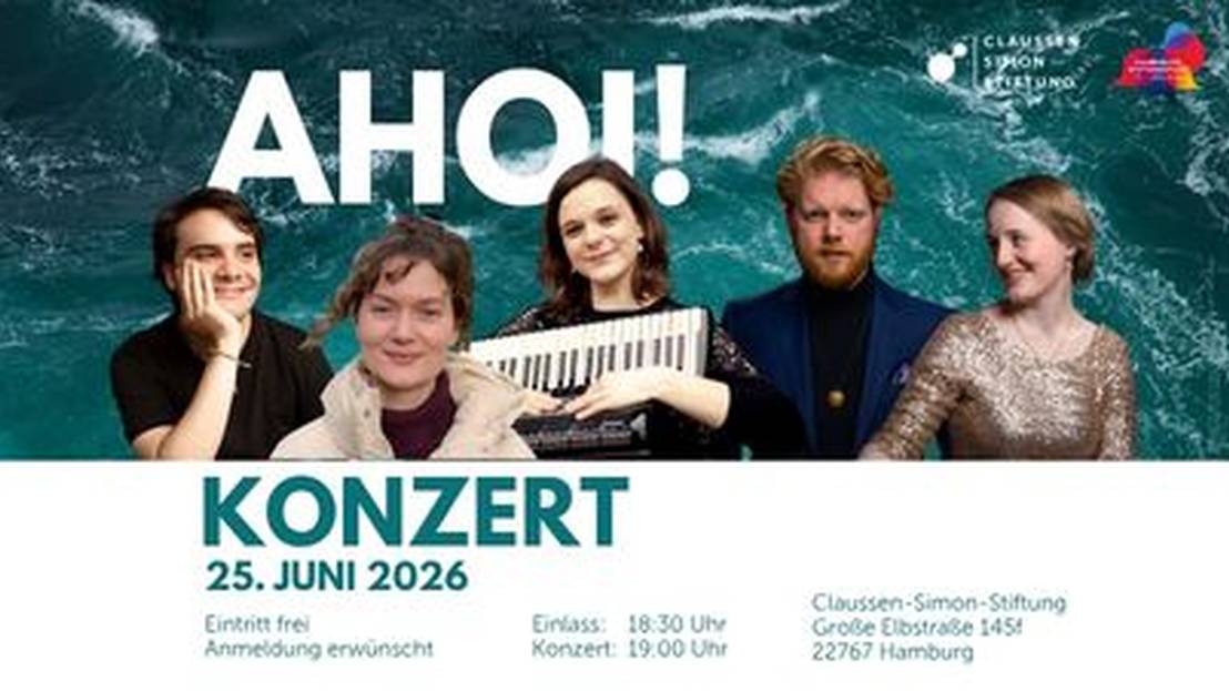 Grafik mit Text und Fotos der beteiligten Künstler:innen.