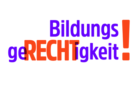 Logo der Initiative bildungsgeRECHTigkeit