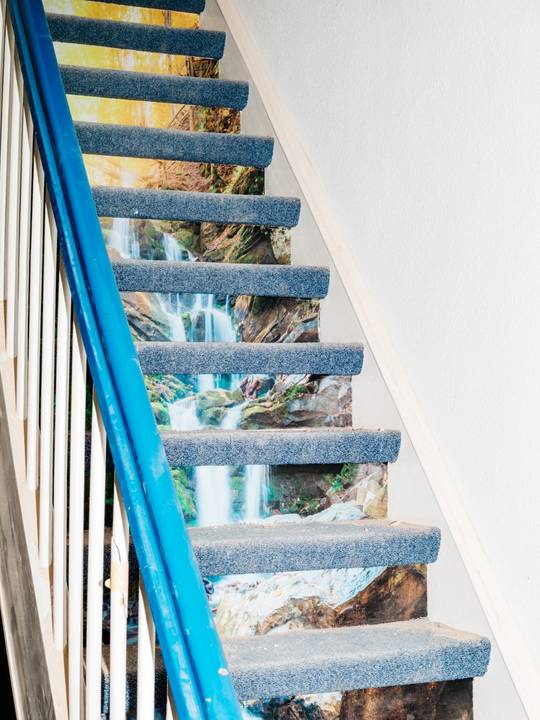 Foto mit einer Treppenansicht